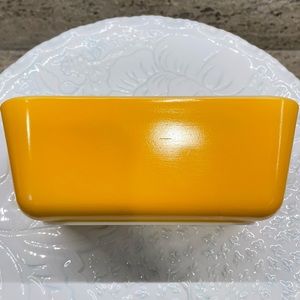 Pyrex Vintage Orange Mini loaf pan/ refrigerator dish
